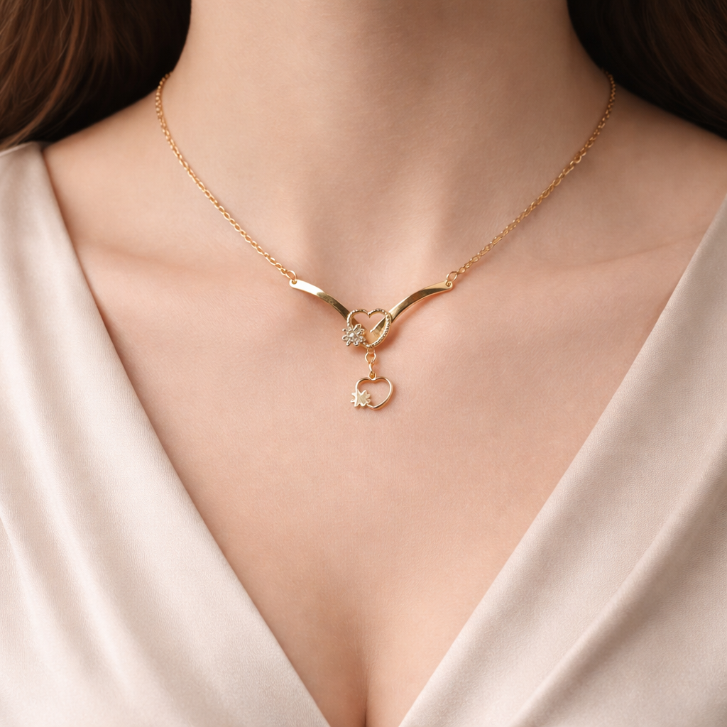 The Starry Heart Drop Chain