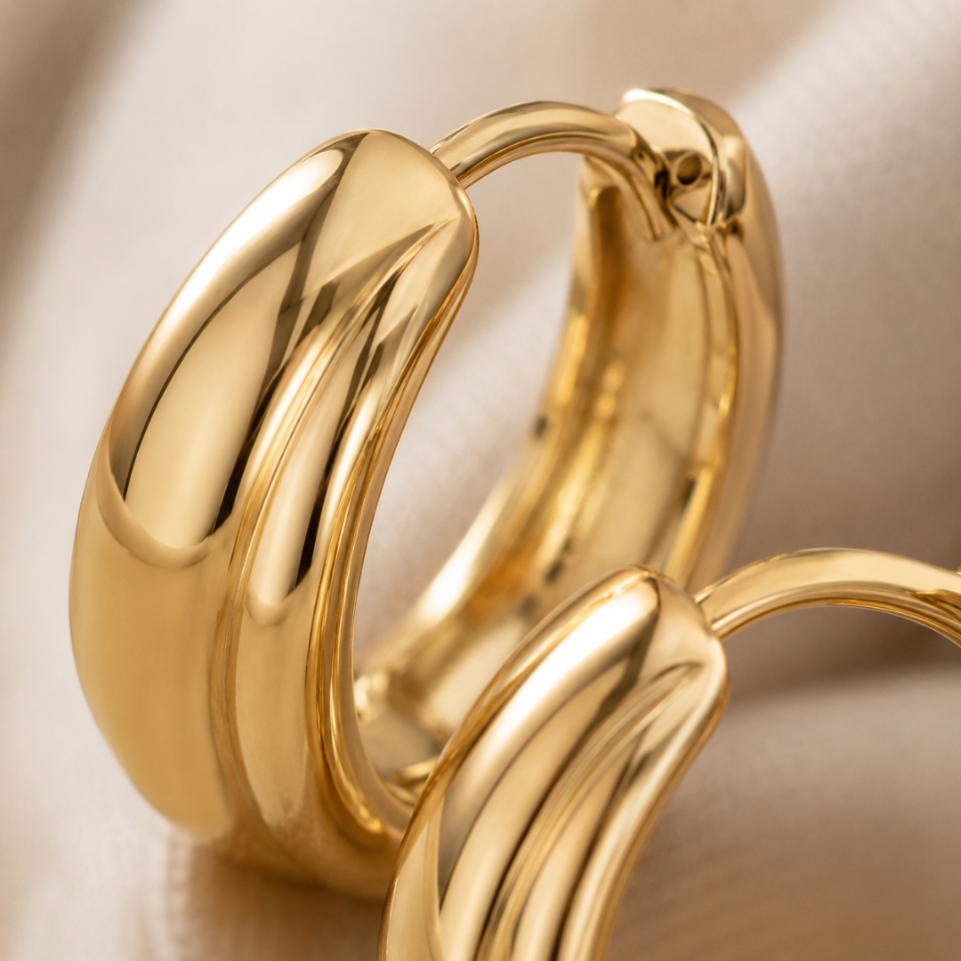 Solid Gold Daily Mini Hoop Earrings