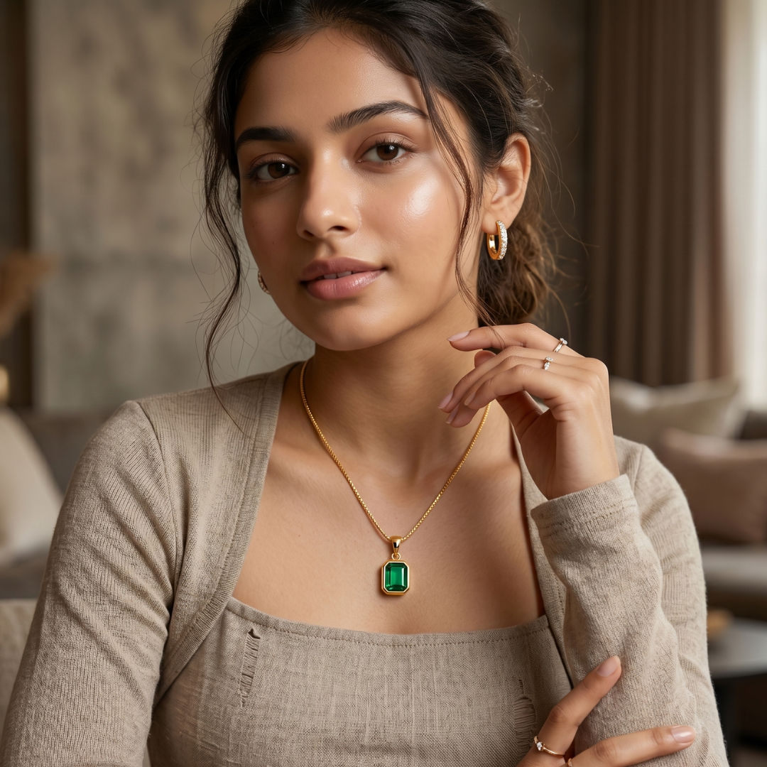 The Royal Green Solitaire Chain