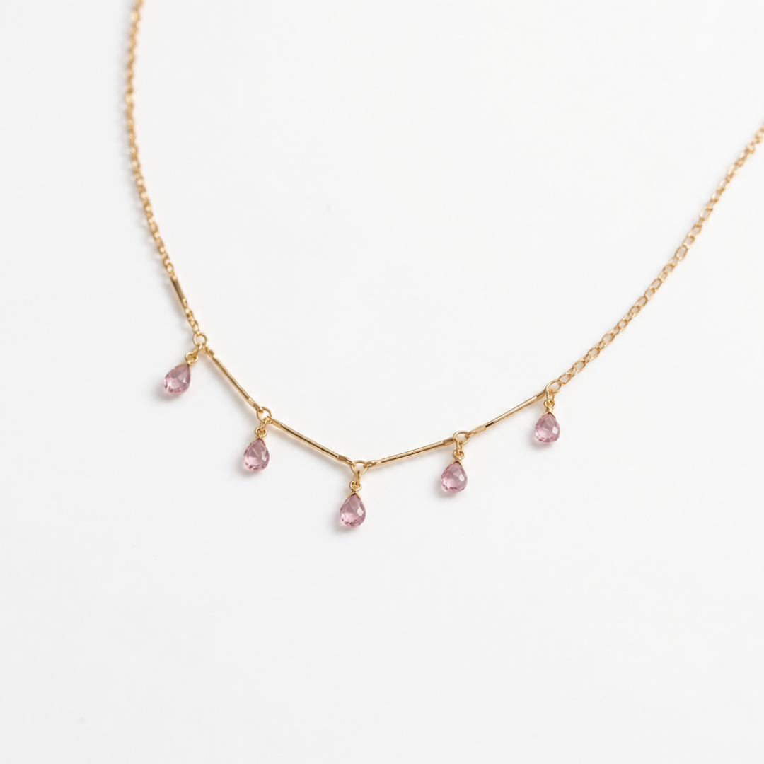 Blush Drop Elegance Chain