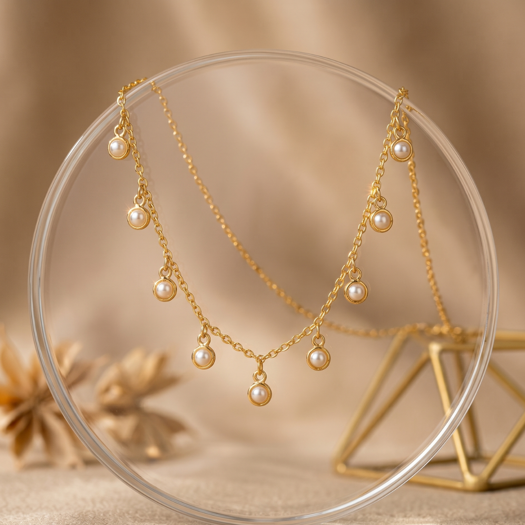 The 'Margot' Pearl Drop Chain