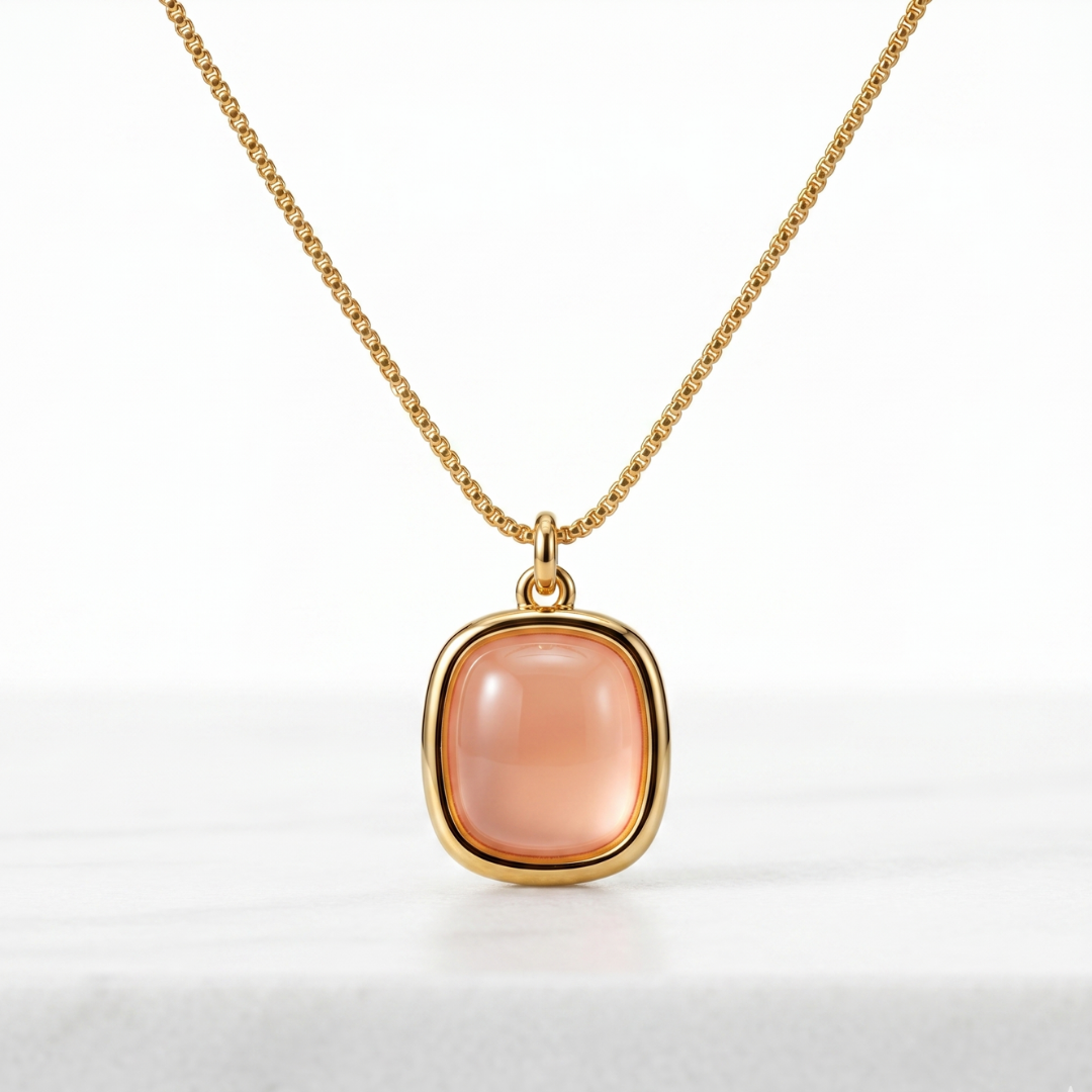 Dainty Beaded Gold Chain Necklace