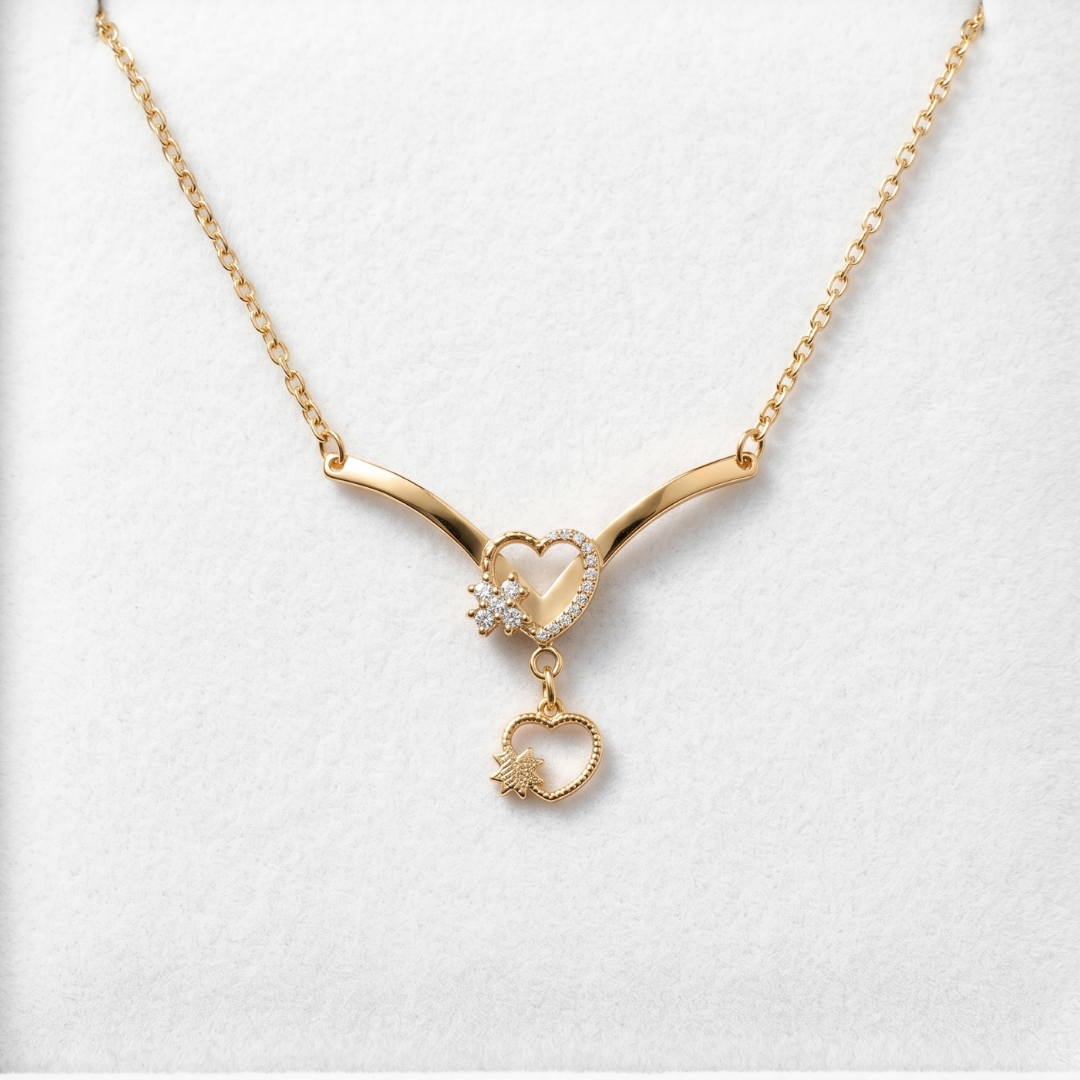 The Starry Heart Drop Chain