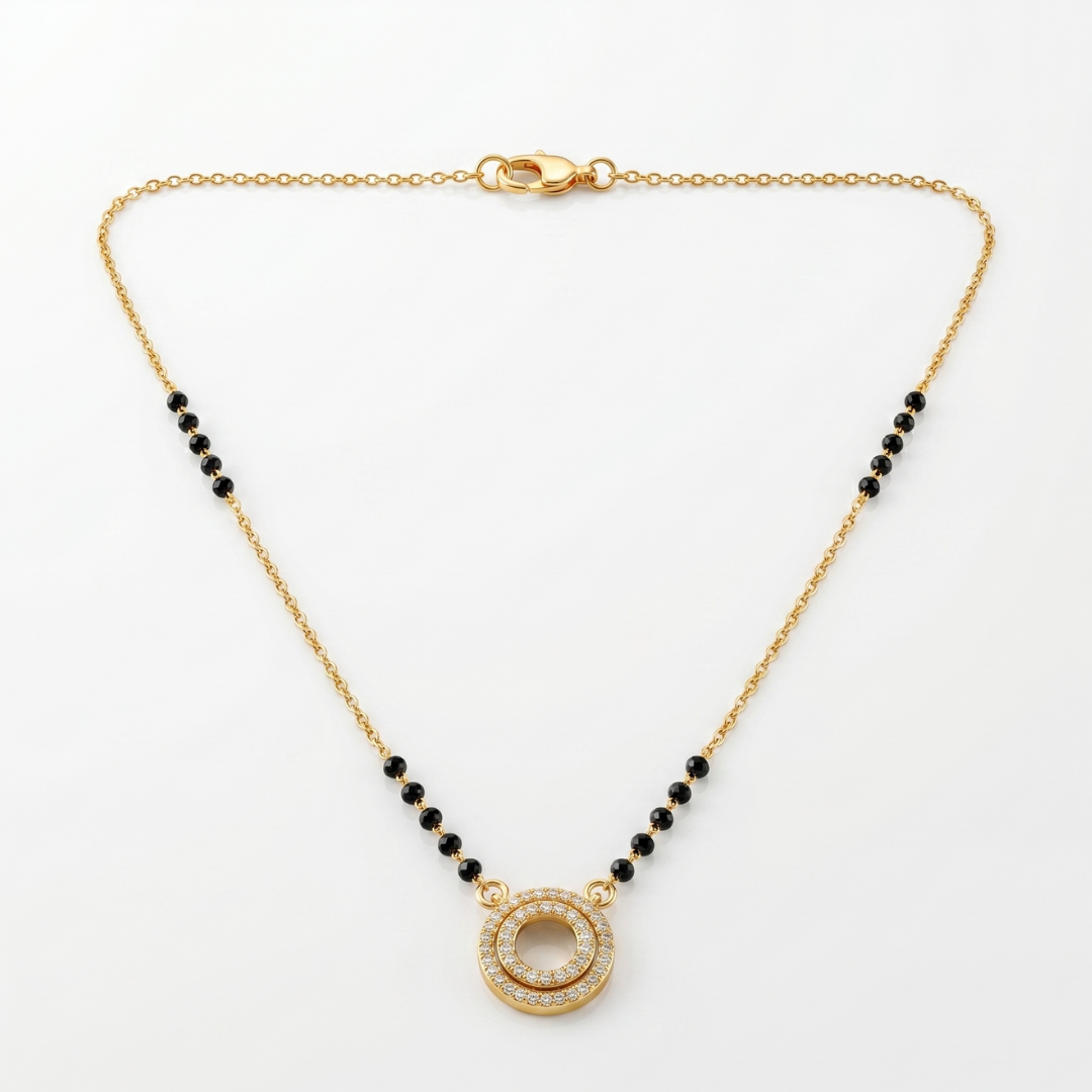 The 'Avni' Eternity Circle Mangalsutra