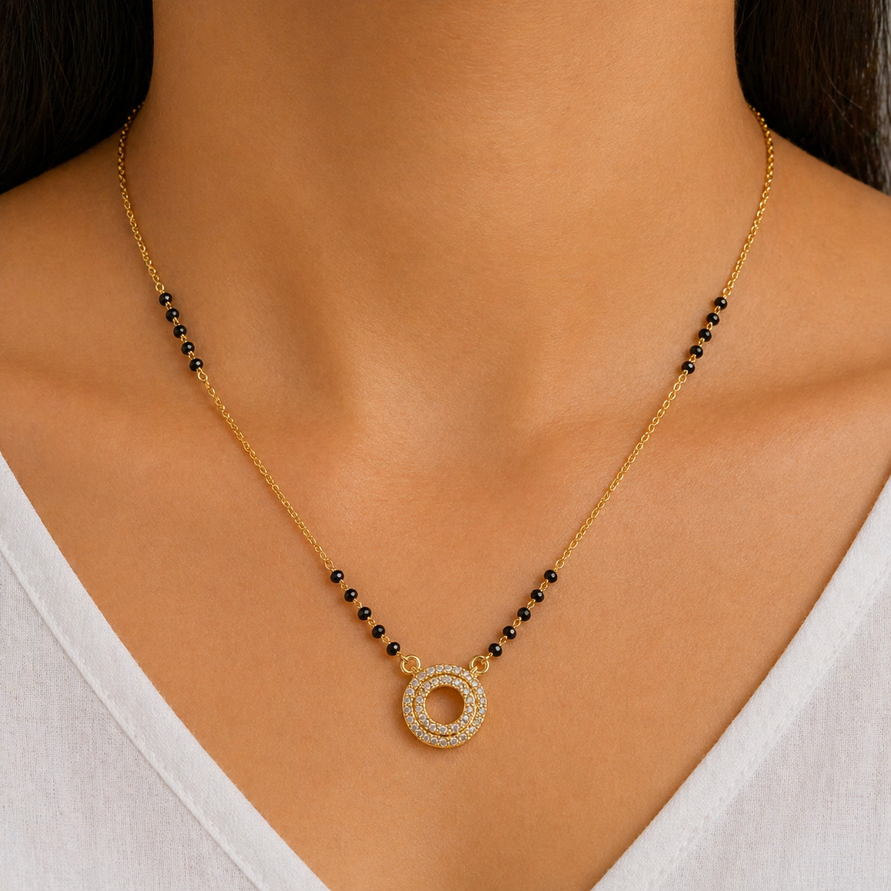The 'Avni' Eternity Circle Mangalsutra