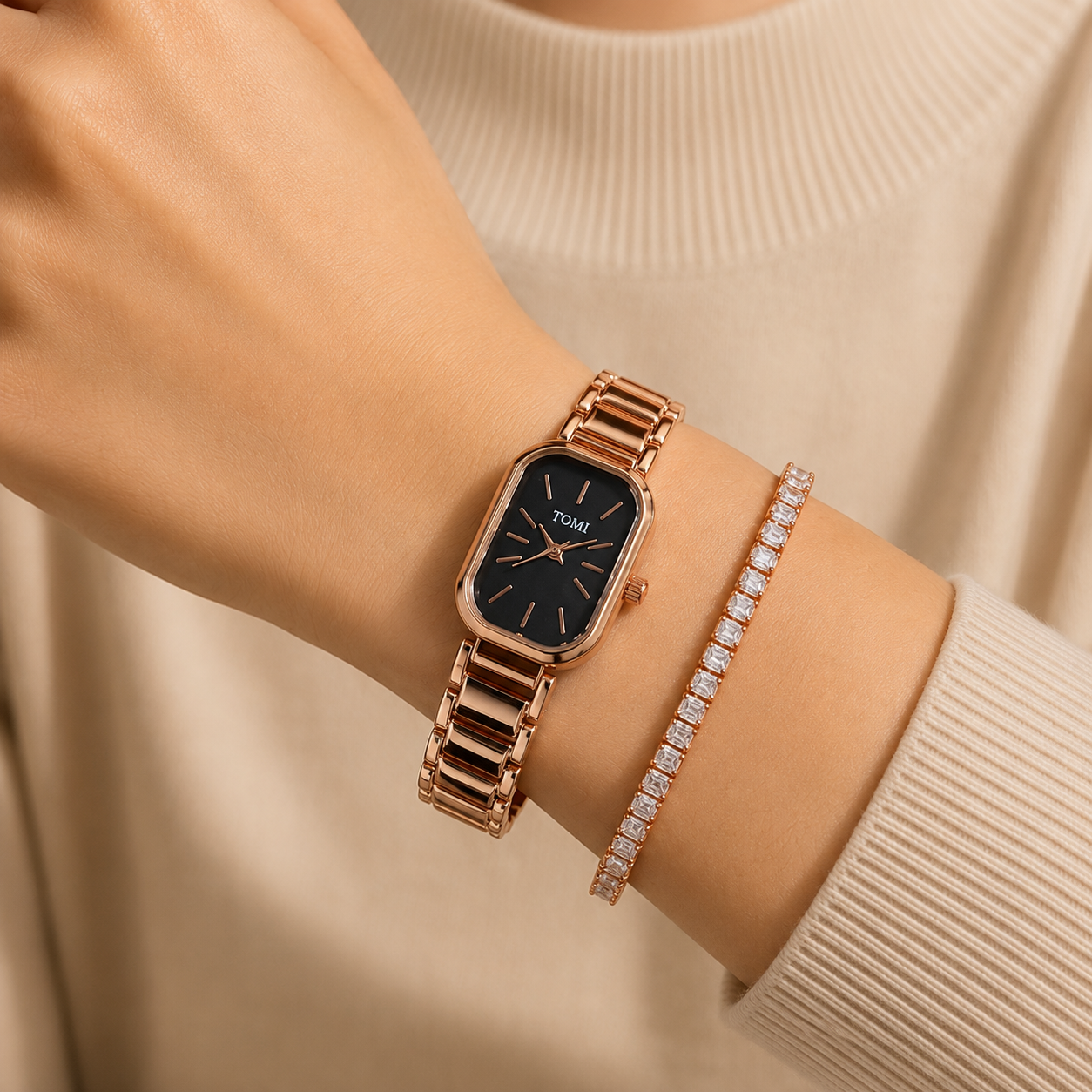 The TEJVIRA Signature Rosegold & Black Essential Duo