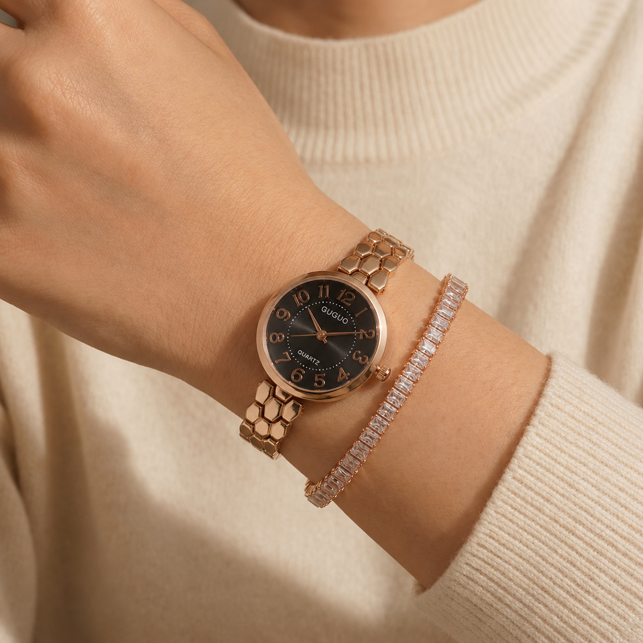 The TEJVIRA Classic Black Dial