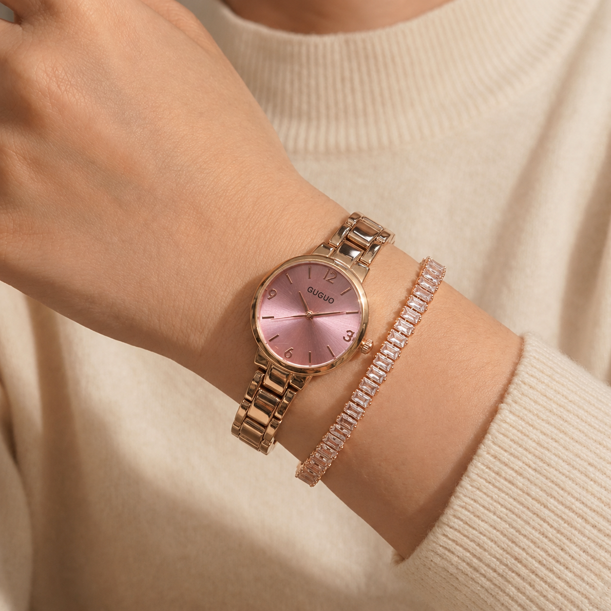 The TEJVIRA Signature Pink Dial