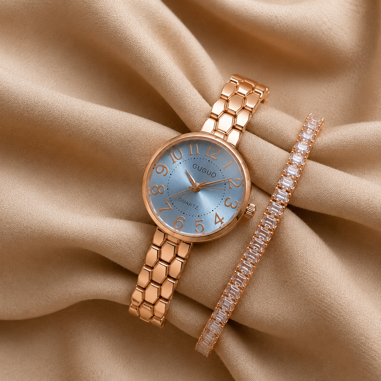 The TEJVIRA Ice Blue Dial