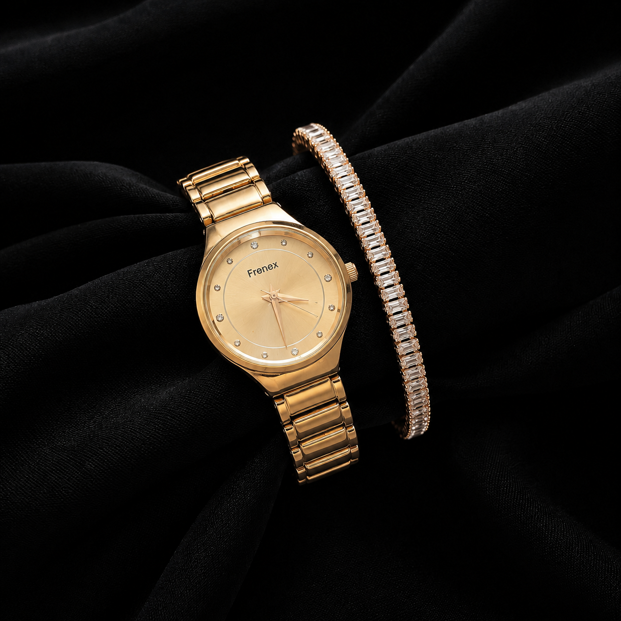 The TEJVIRA Vintage Gold Watch Duo