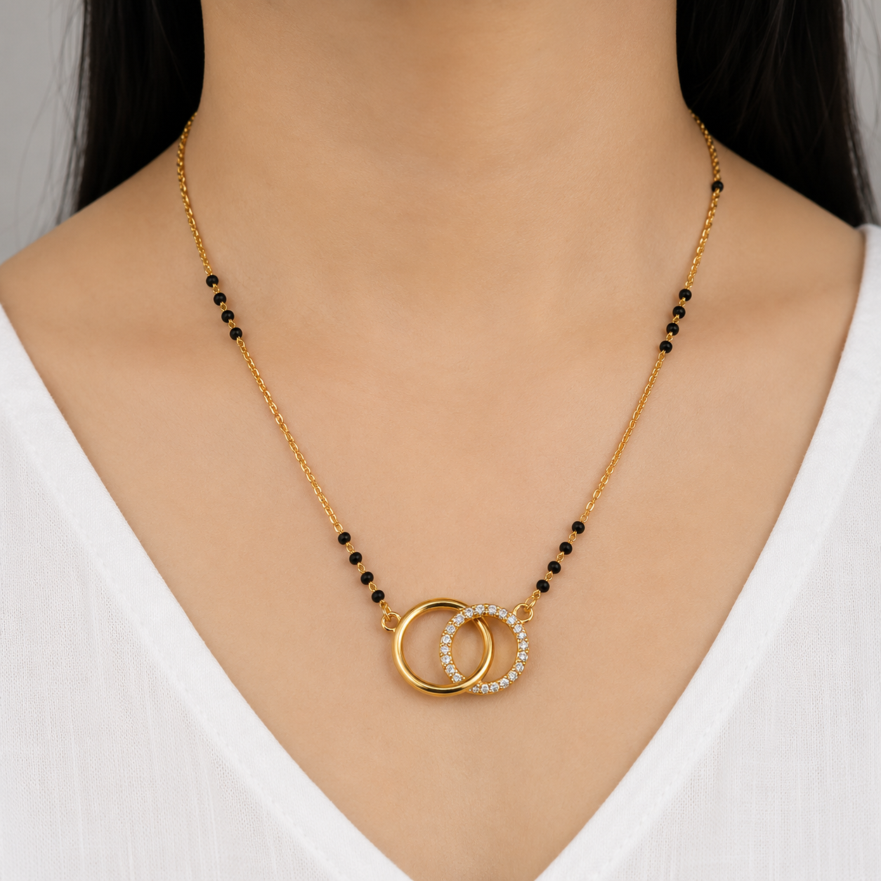 Twin Circle Love Mangalsutra
