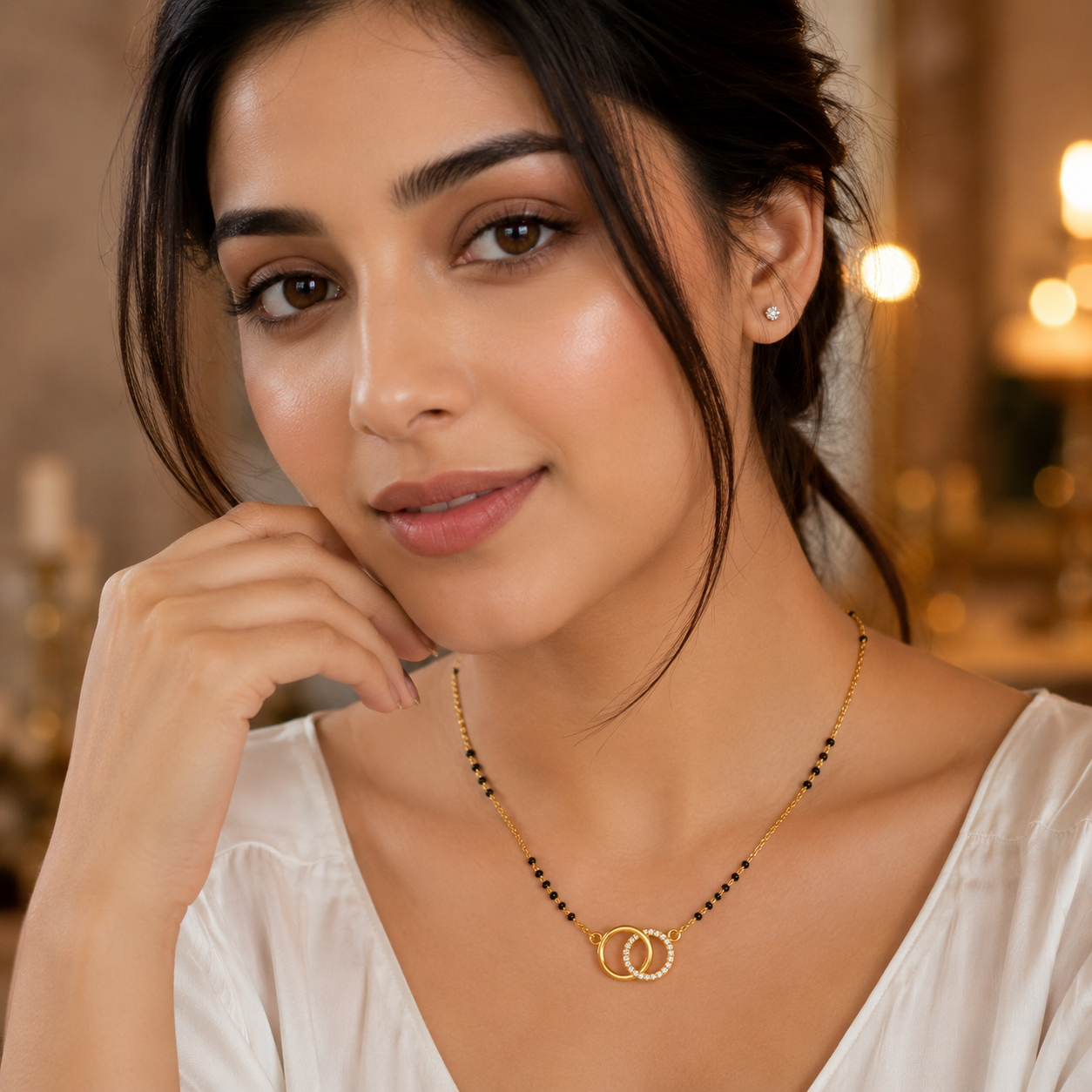Twin Circle Love Mangalsutra