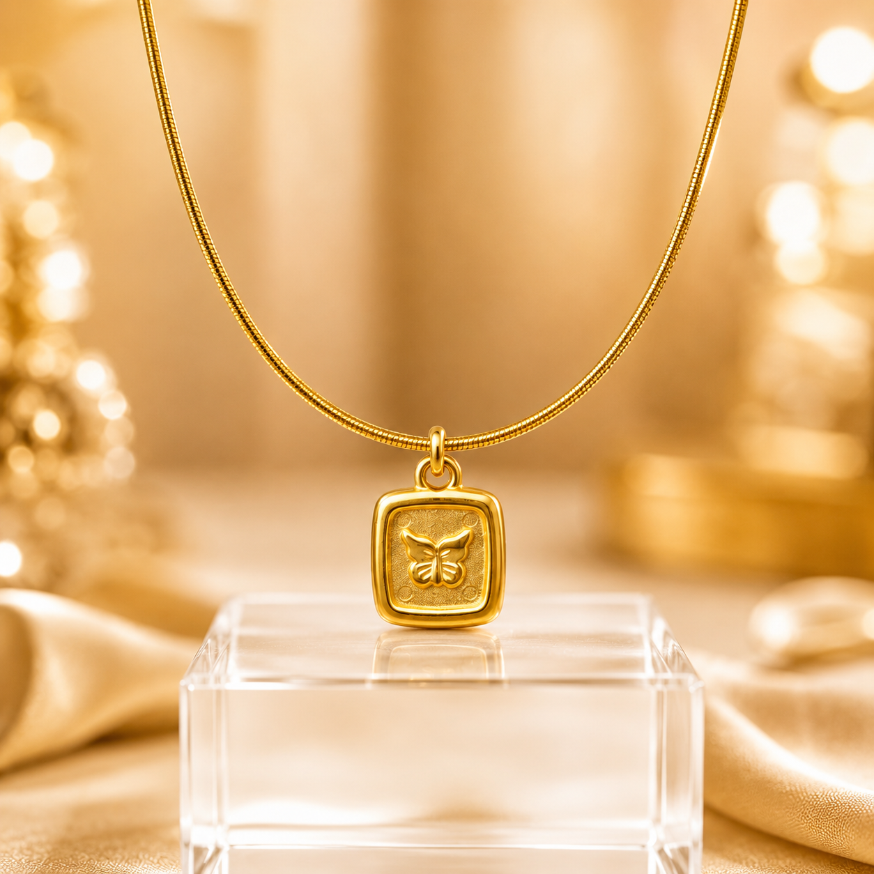 The Gilded Butterfly Heirloom Snake Chain