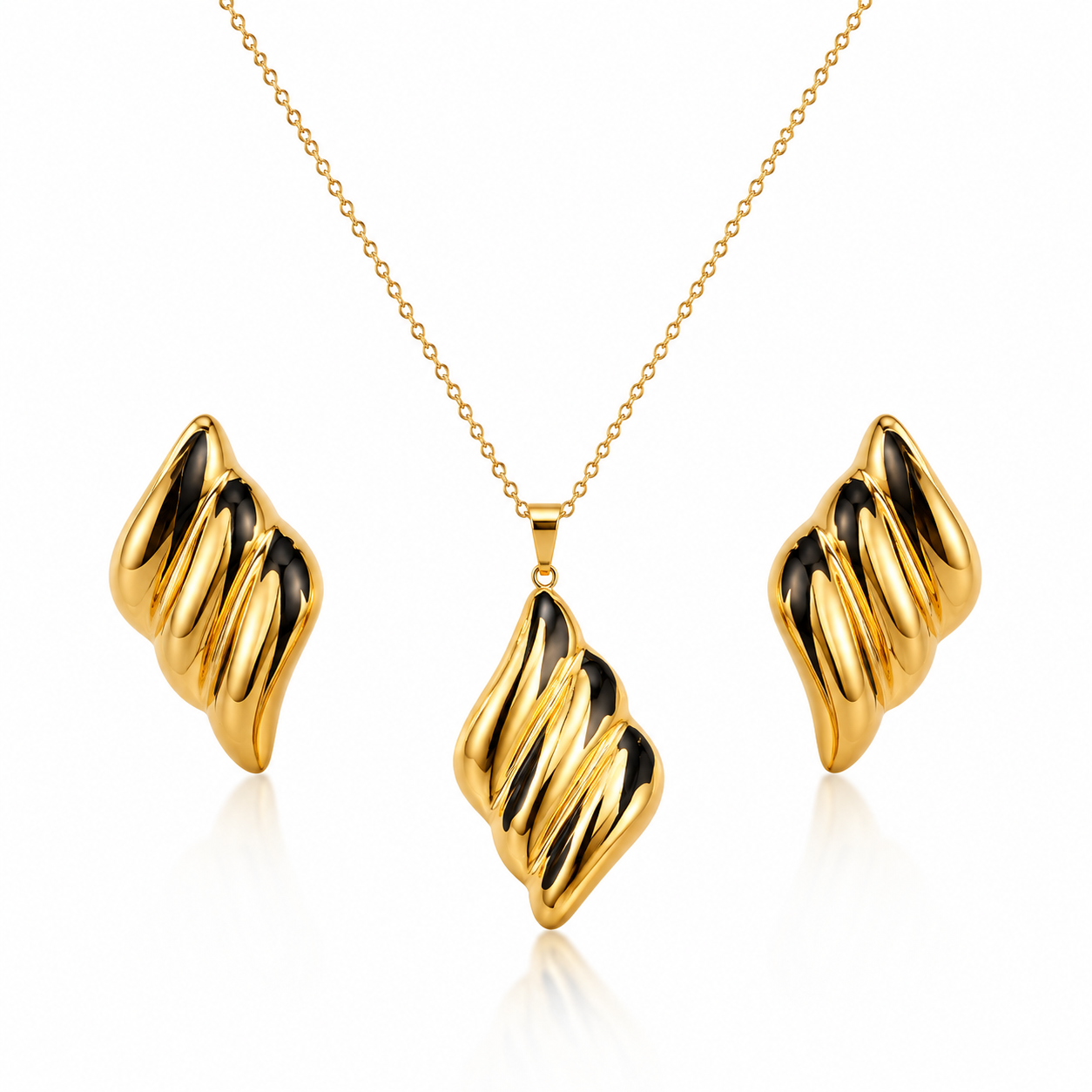 Anti Tarnish Combo Set With Elegent Earring