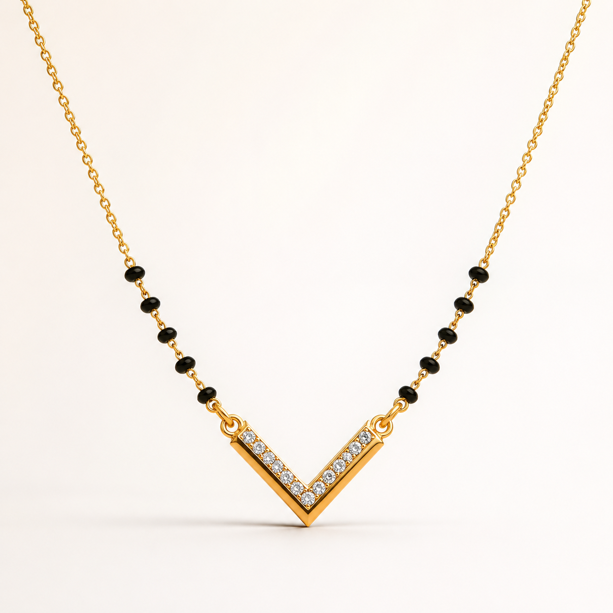 Elara Chevron Spark Mangalsutra