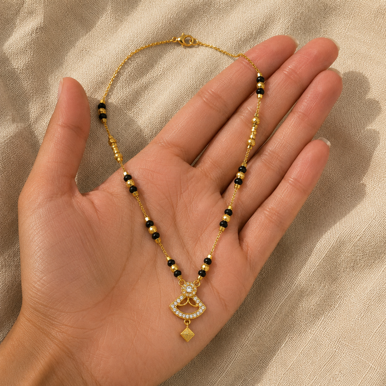 The 'Zara' Art Deco Mangalsutra