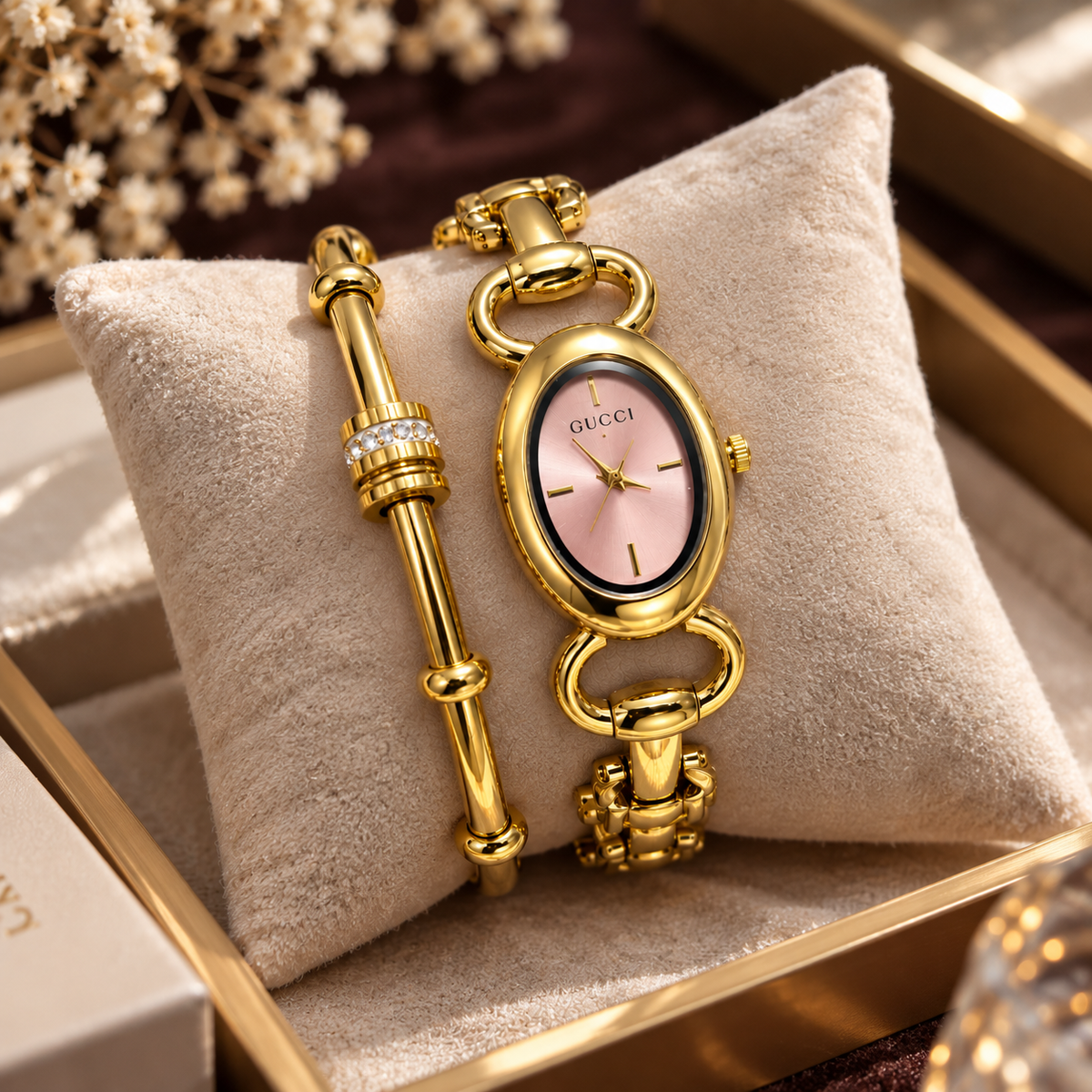 The TEJVIRA Pink Gucci Grace Duo