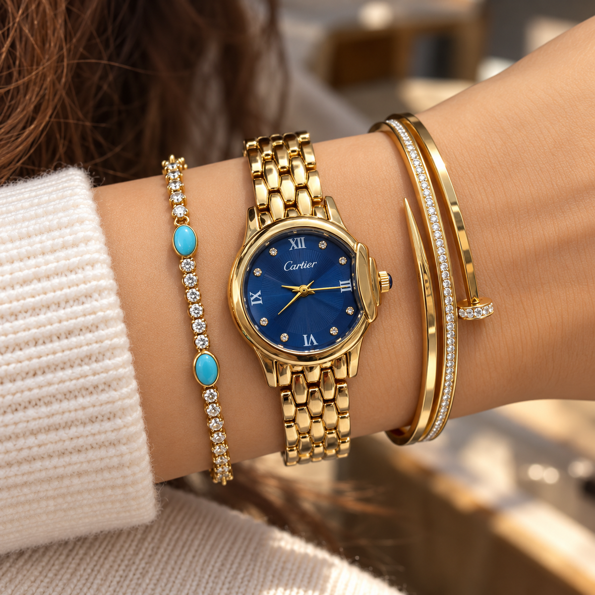 The TEJVIRA Vintage Blue Grace Duo