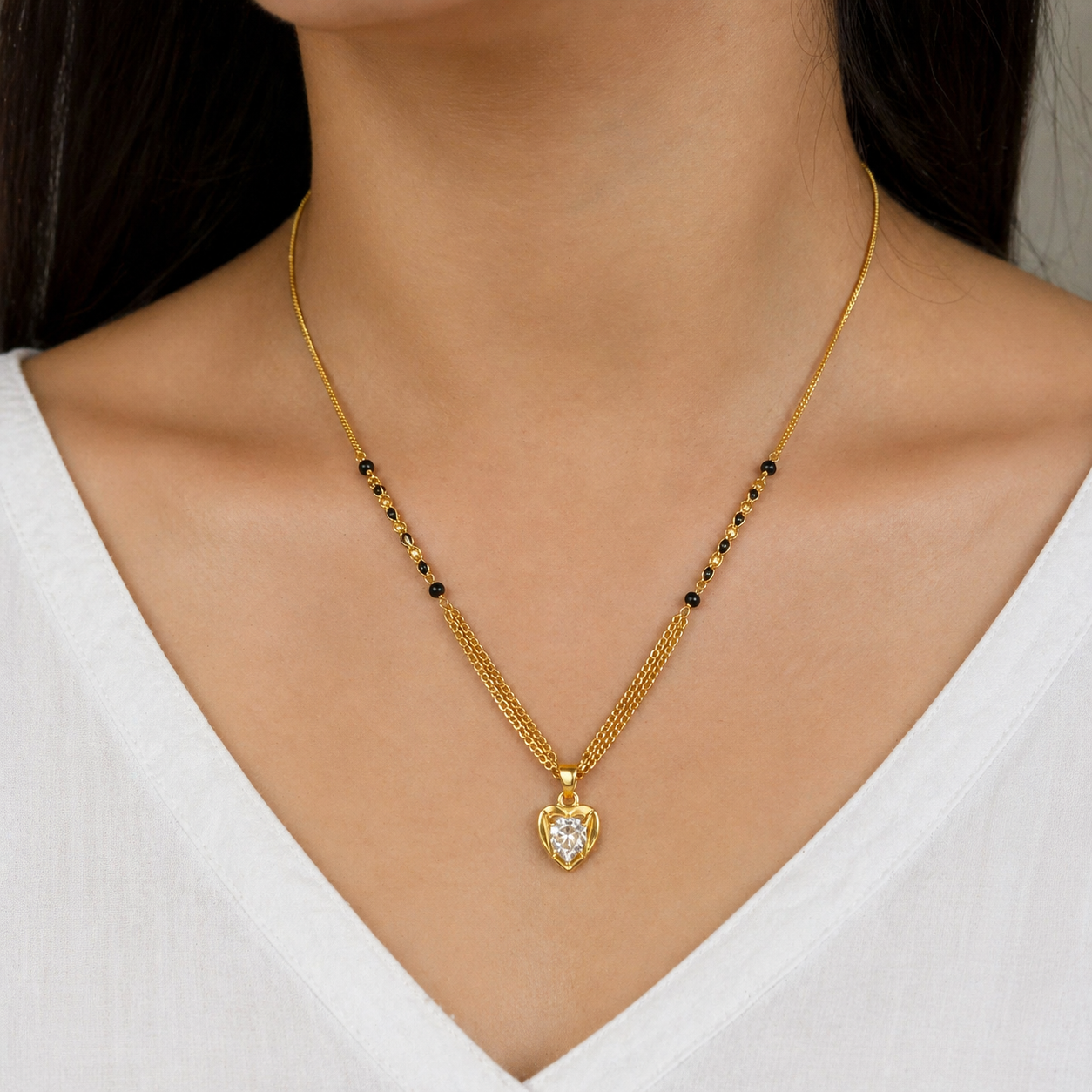 Contemporary Solitaire Mangalsutra
