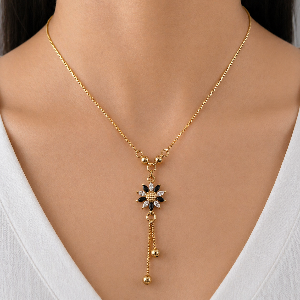 Dark Starburst Dangle Chain