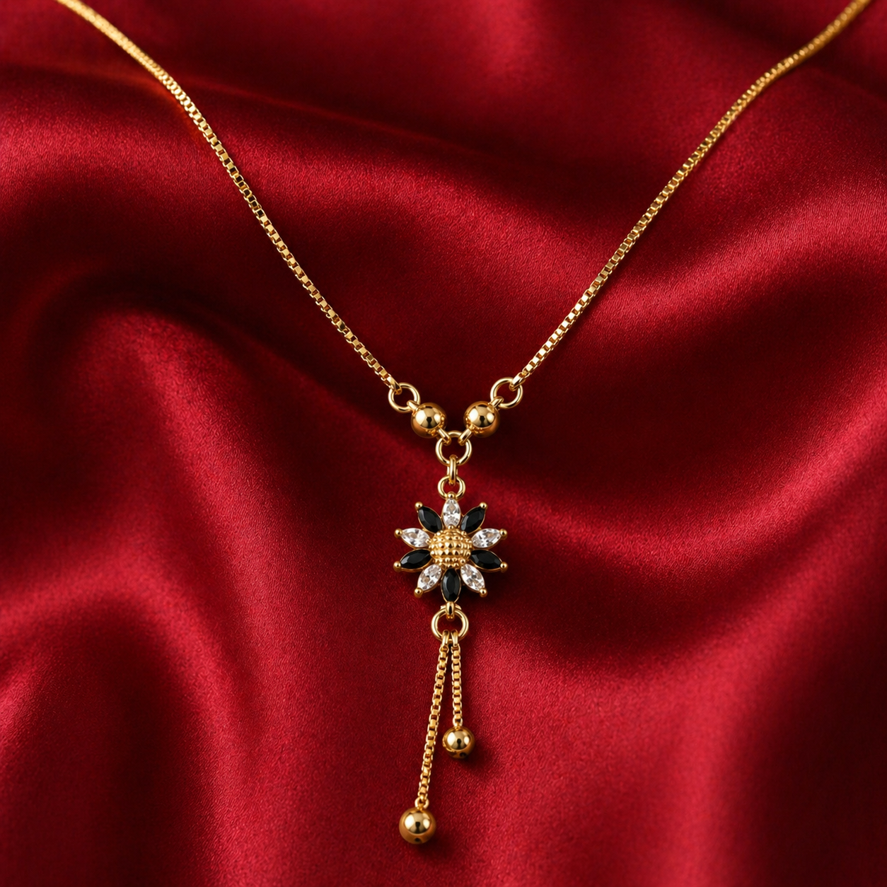 Dark Starburst Dangle Chain