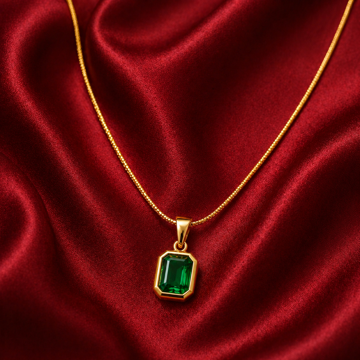 The Royal Green Solitaire Chain