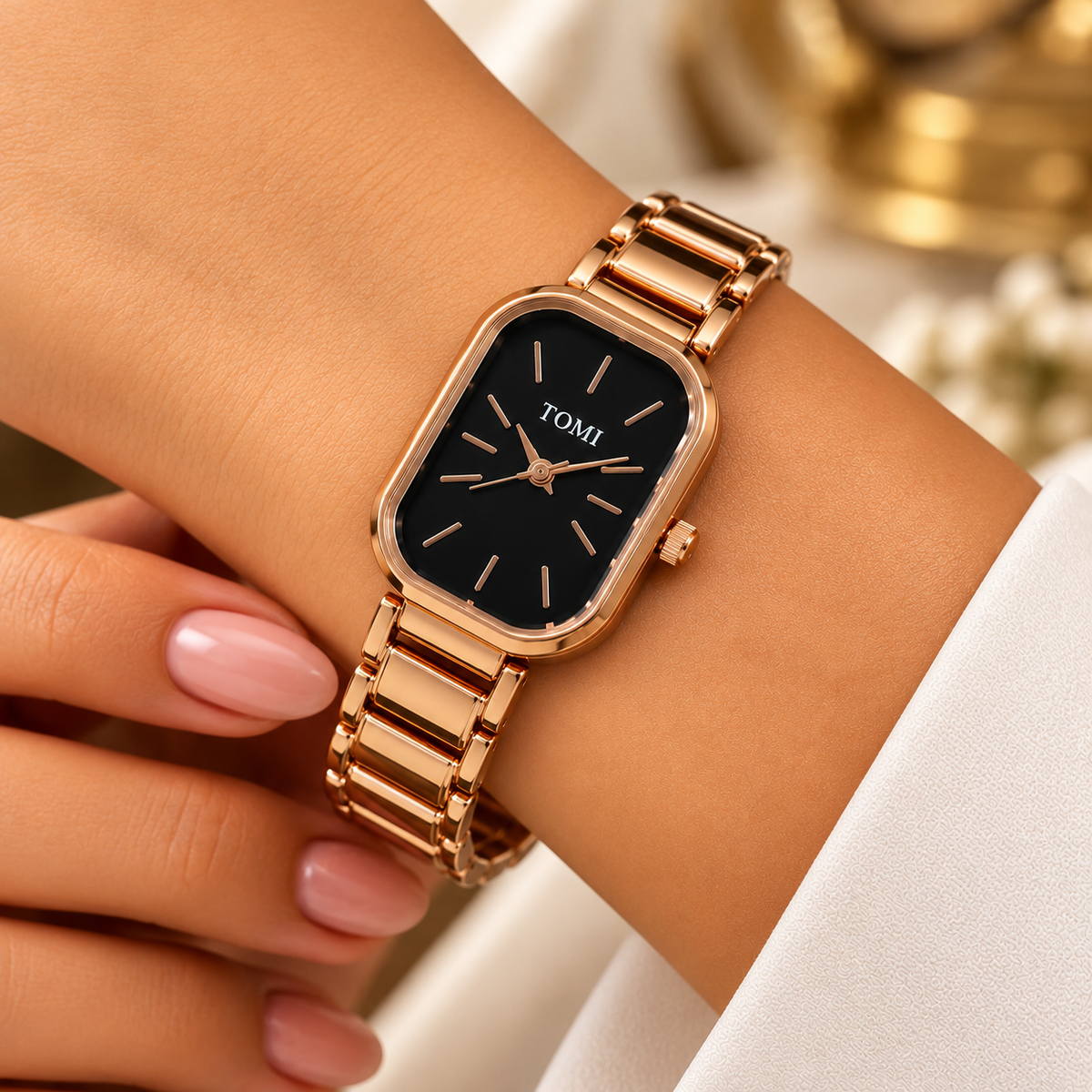 Midnight Classic Rose Gold Black