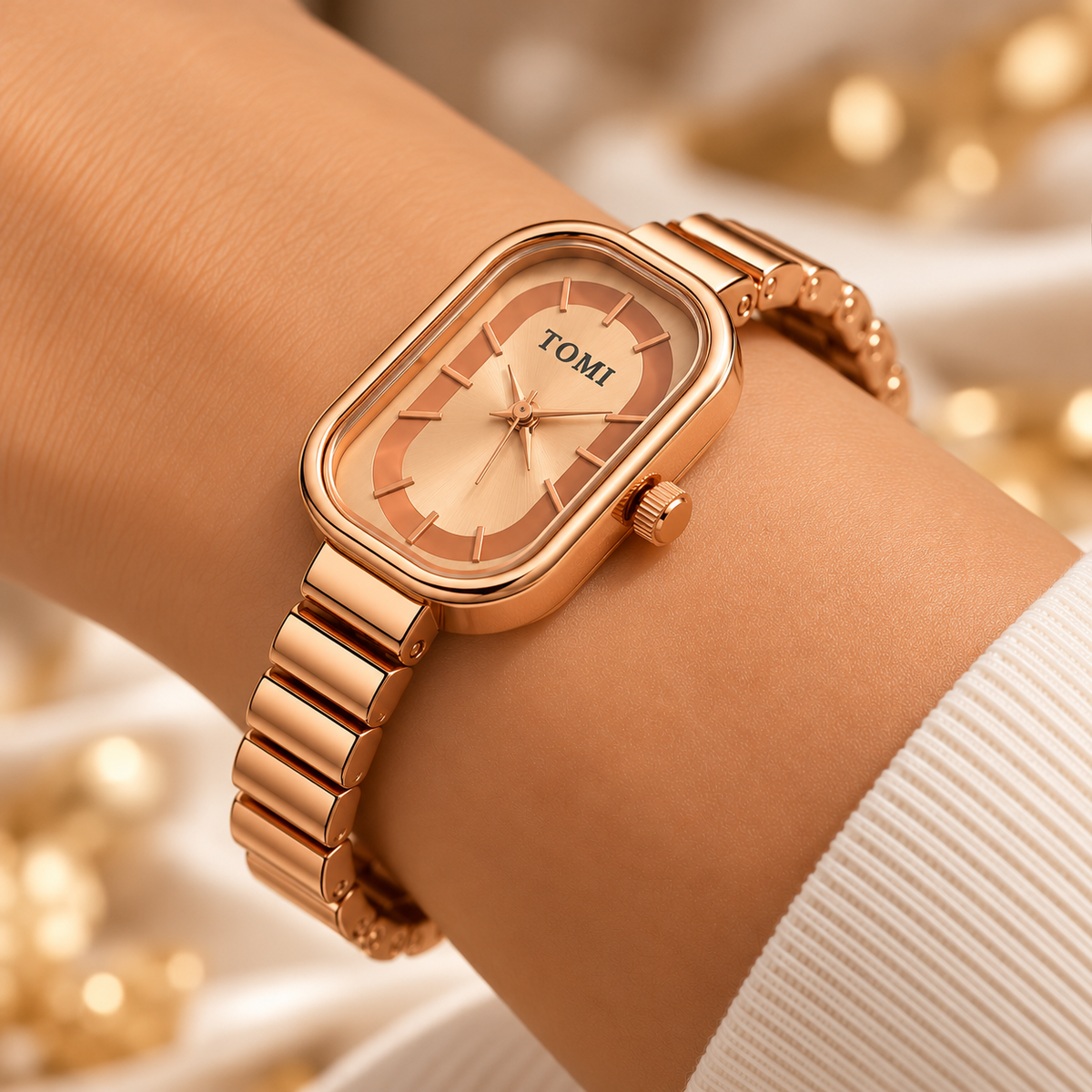 Solara Rose Gold Oval Dial