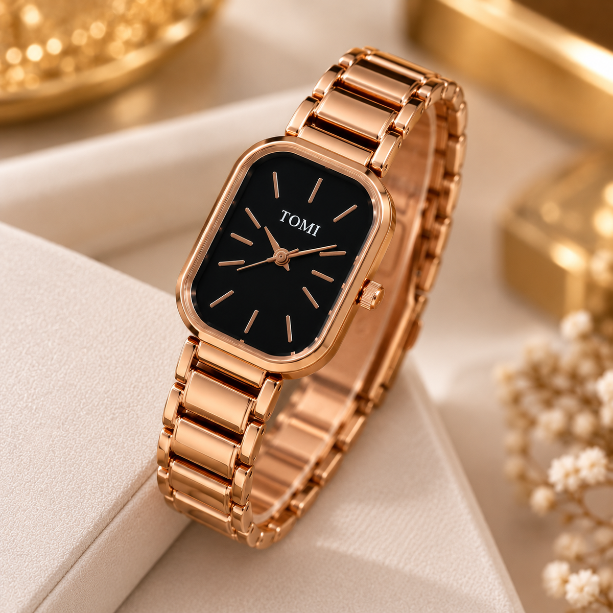 Midnight Classic Rose Gold Black