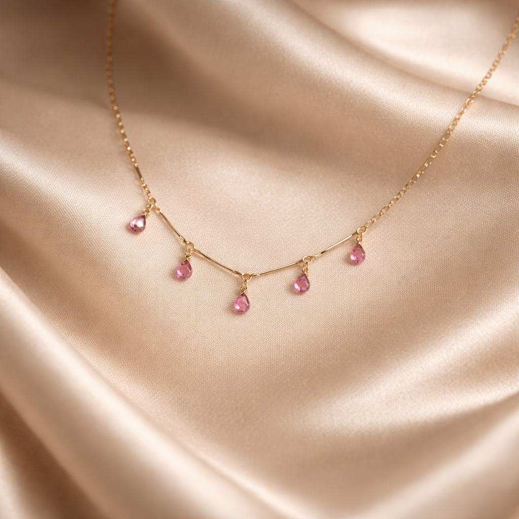 Blush Drop Elegance Chain