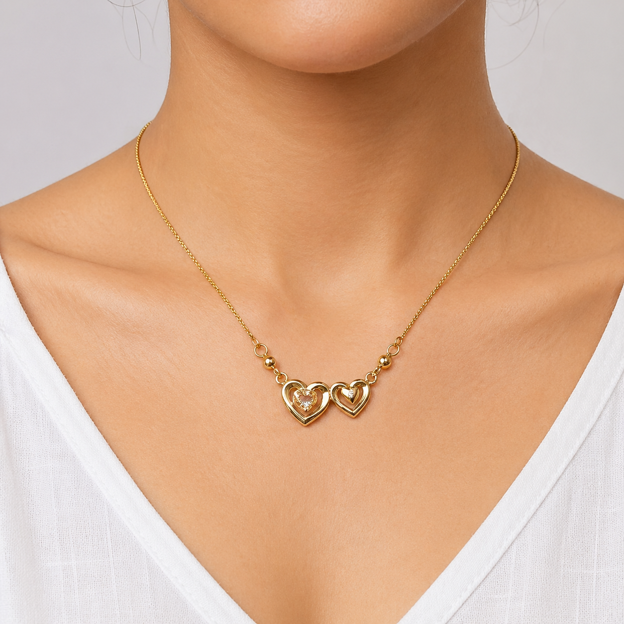 The Interlocking Hearts Chain