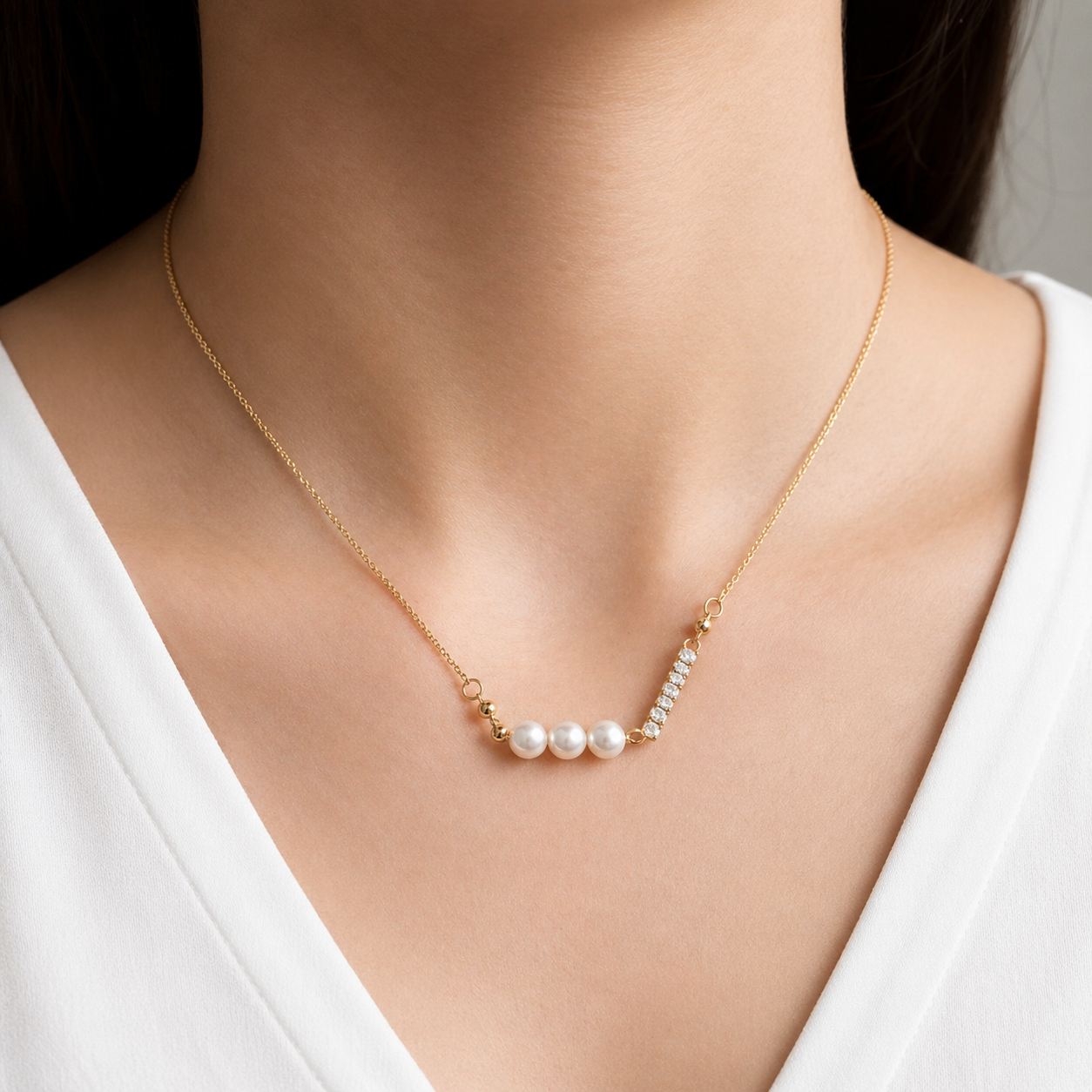 The Asymmetrical Pearl Chain