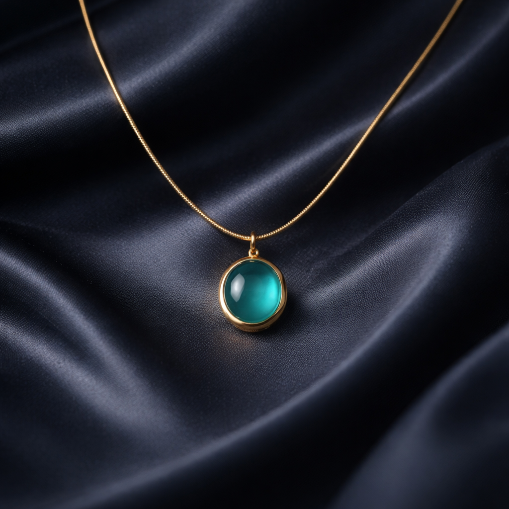 Minimalist Gold Snake Chain Pendant Necklace