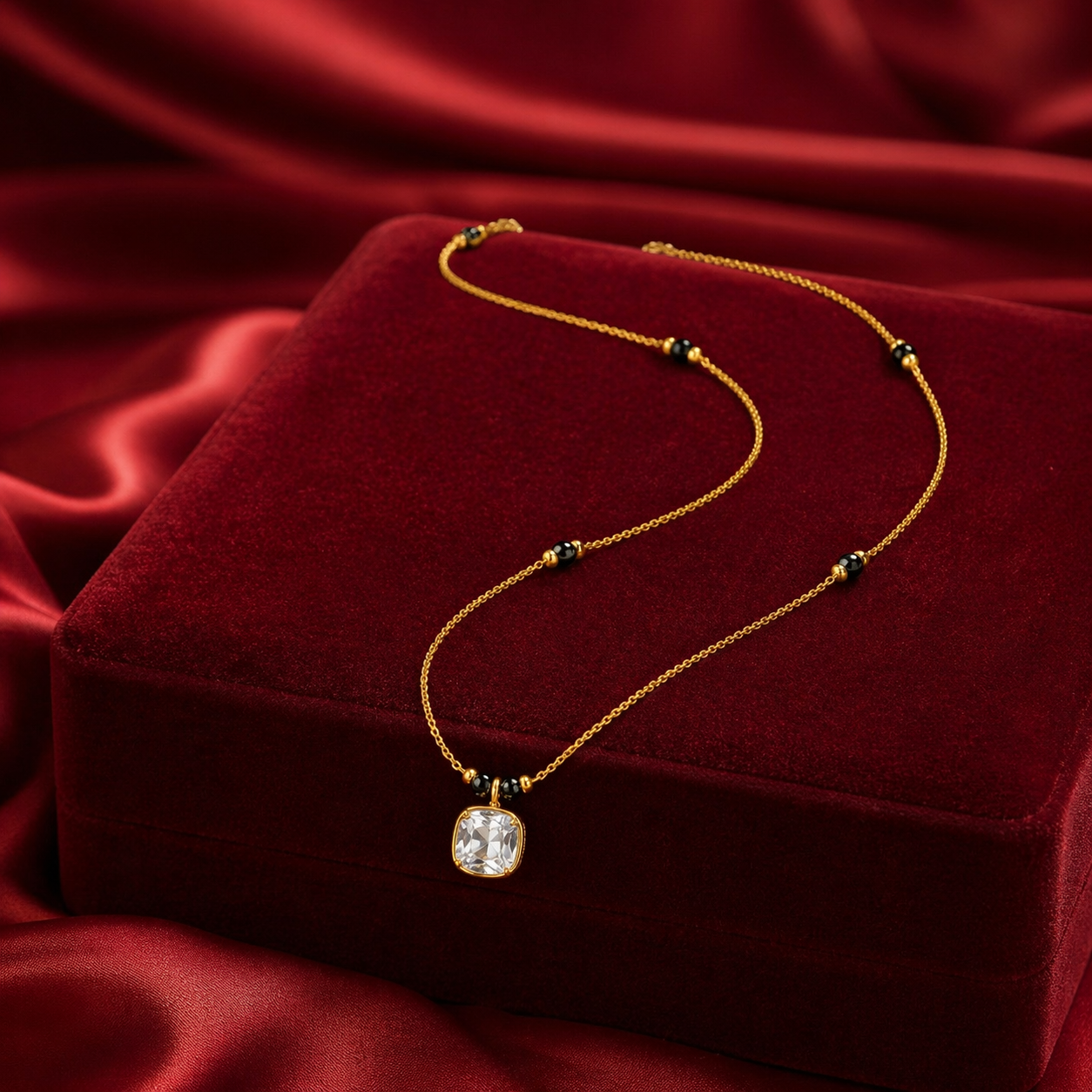 The 'Sia' Solitaire Mangalsutra