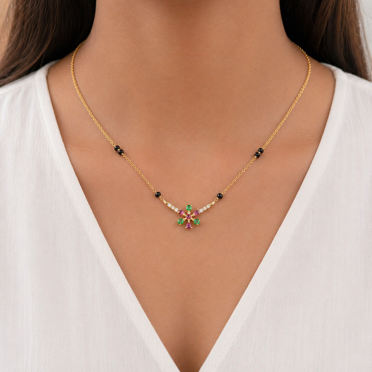 Modern Multi-Color Everyday Mangalsutra